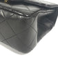 CHANEL Matelasse Quilted Parent-Child Bag with CC Coco Mark Logo, Tote Bag, Flap, Carabiner, Handbag, Lambskin, Black, Women's