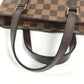 LOUIS VUITTON N51171 Damier SPO Vavin PM Tote Bag, Unisex, Handbag, Damier Canvas, Ebene Brown