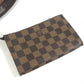 LOUIS VUITTON N42240 ダミエ マレ ポーチ付き カバン ばけつ 肩掛け トートバッグ ショルダーバッグ ダミエキャンバス レディース エベヌ ブラウン