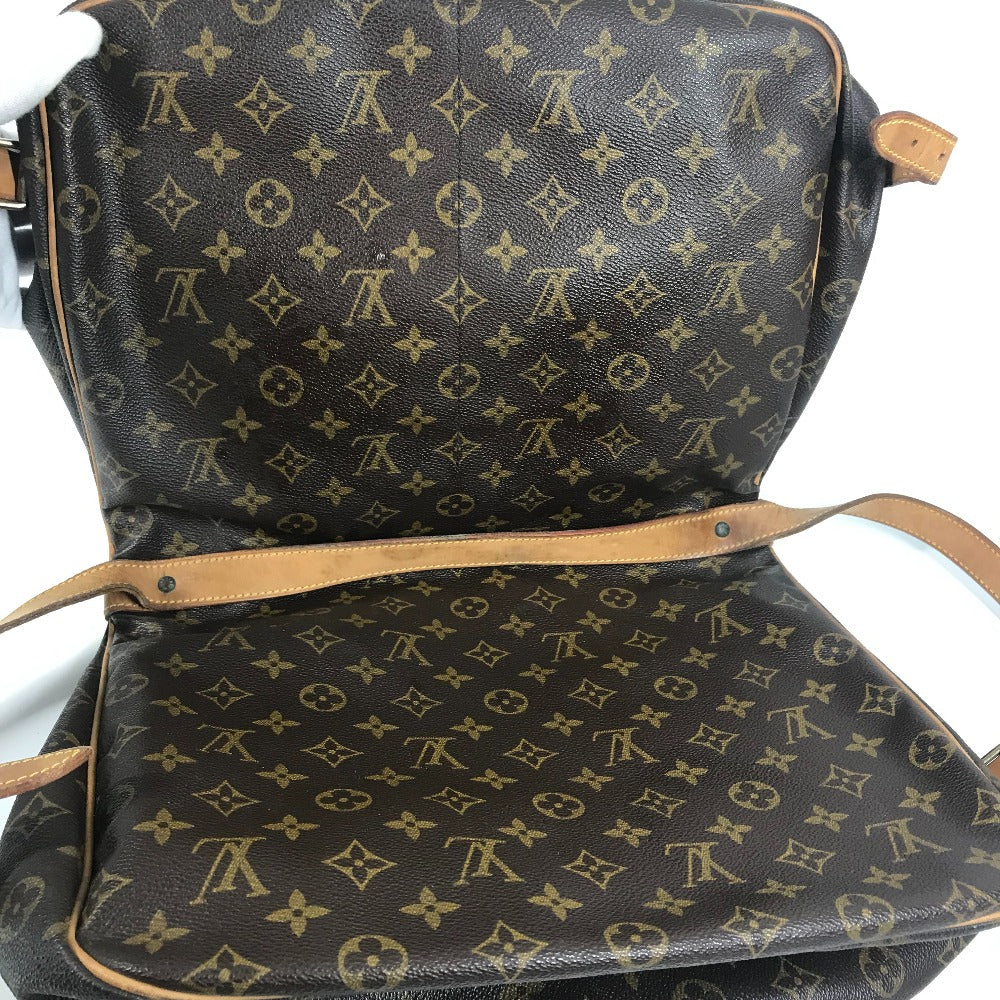 LOUIS VUITTON M40662 モノグラム ソミュールGM ソミュール GM カバン 斜め掛け フラップ ショルダーバッグ モノグラムキャンバス ユニセックス ブラウン