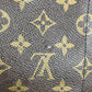 LOUIS VUITTON M40662 Monogram Saumur GM Shoulder Bag with Flap, Unisex, Monogram Canvas, Brown