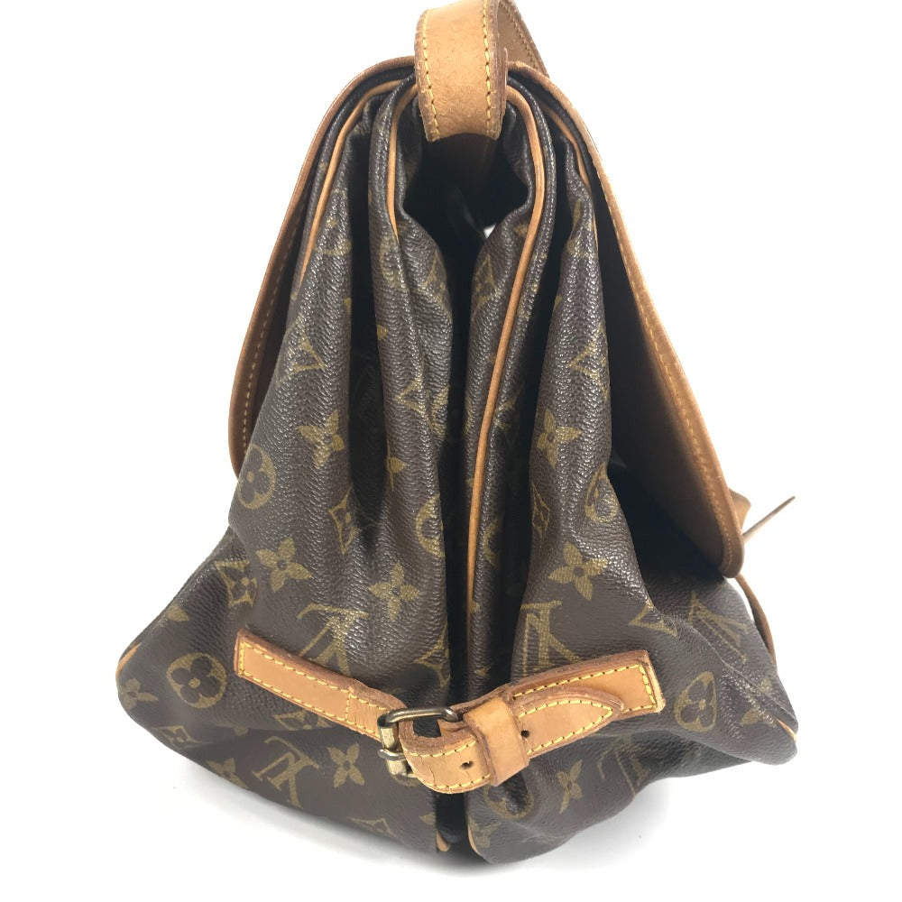 LOUIS VUITTON M40662 モノグラム ソミュールGM ソミュール GM カバン 斜め掛け フラップ ショルダーバッグ モノグラムキャンバス ユニセックス ブラウン