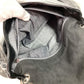 CHANEL Circle Stitch CC Coco Mark Logo Chain Bag, Shoulder Flap Bag, Coated Canvas, Women's, Black