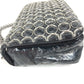CHANEL Circle Stitch CC Coco Mark Logo Chain Bag, Shoulder Flap Bag, Coated Canvas, Women's, Black
