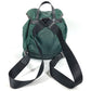 PRADA バイカラー トライアングルロゴ 三角ロゴ プレート カバン バックパック リュックサック レザー/ナイロン ユニセックス グリーン