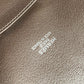 HERMES Gypsiere 34 Crossbody Flap Shoulder Bag in Taurillon Clemence Leather, Dark Brown, Unisex