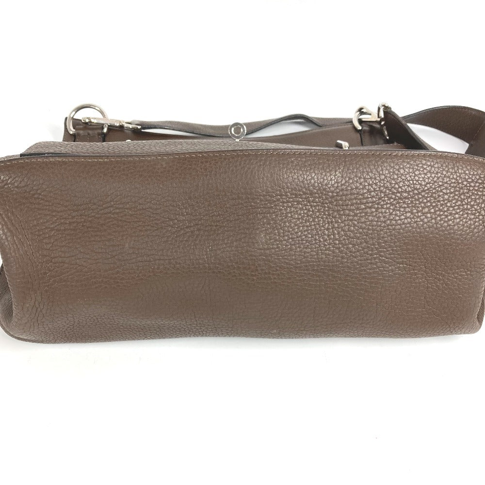 HERMES Gypsiere 34 Crossbody Flap Shoulder Bag in Taurillon Clemence Leather, Dark Brown, Unisex