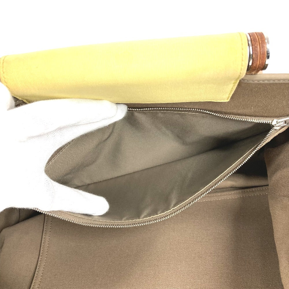 HERMES バイカラー カバックエランPM カバックエラン PM ショルダーバッグ カバン 肩掛け トートバッグ レザー/キャンバス ユニセックス ベージュ