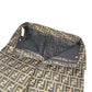 FENDI vintage Zucca logo Long pants, trousers, apparel, bottoms Pants polyester / cotton Brown Used