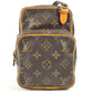 LOUIS VUITTON M45238 Monogram Mini Amazon Mini Amazon Crossbody Bag/Pochette Shoulder Bag in Monogram Canvas, Unisex, Brown