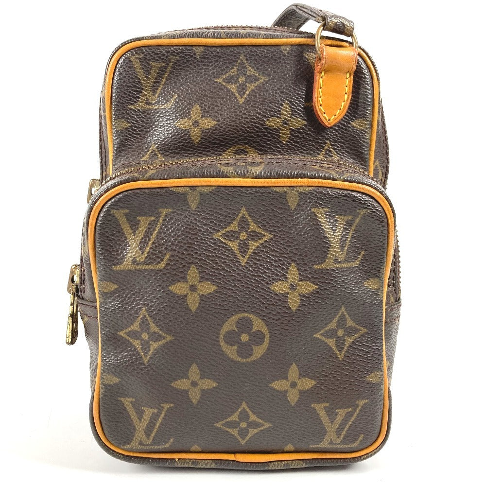 LOUIS VUITTON M45238 Monogram Mini Amazon Mini Amazon Crossbody Bag/Pochette Shoulder Bag in Monogram Canvas, Unisex, Brown