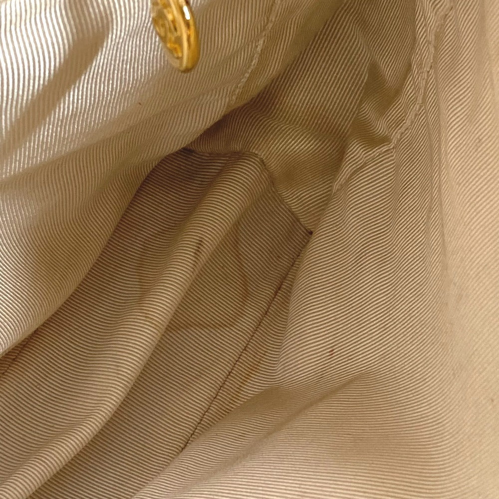 Vintage CHANEL CC Coco Mark Logo Triple Coco Shoulder Tote Bag with Double Chain, Caviar Leather, Yellow