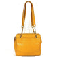 Vintage CHANEL CC Coco Mark Logo Triple Coco Shoulder Tote Bag with Double Chain, Caviar Leather, Yellow