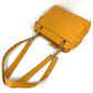 Vintage CHANEL CC Coco Mark Logo Triple Coco Shoulder Tote Bag with Double Chain, Caviar Leather, Yellow