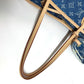 LOUIS VUITTON M13192 Monogram Denim Neverfull MM Shoulder Bag with Pouch, Tote Bag, Monogram Denim Canvas, Unisex, Blue