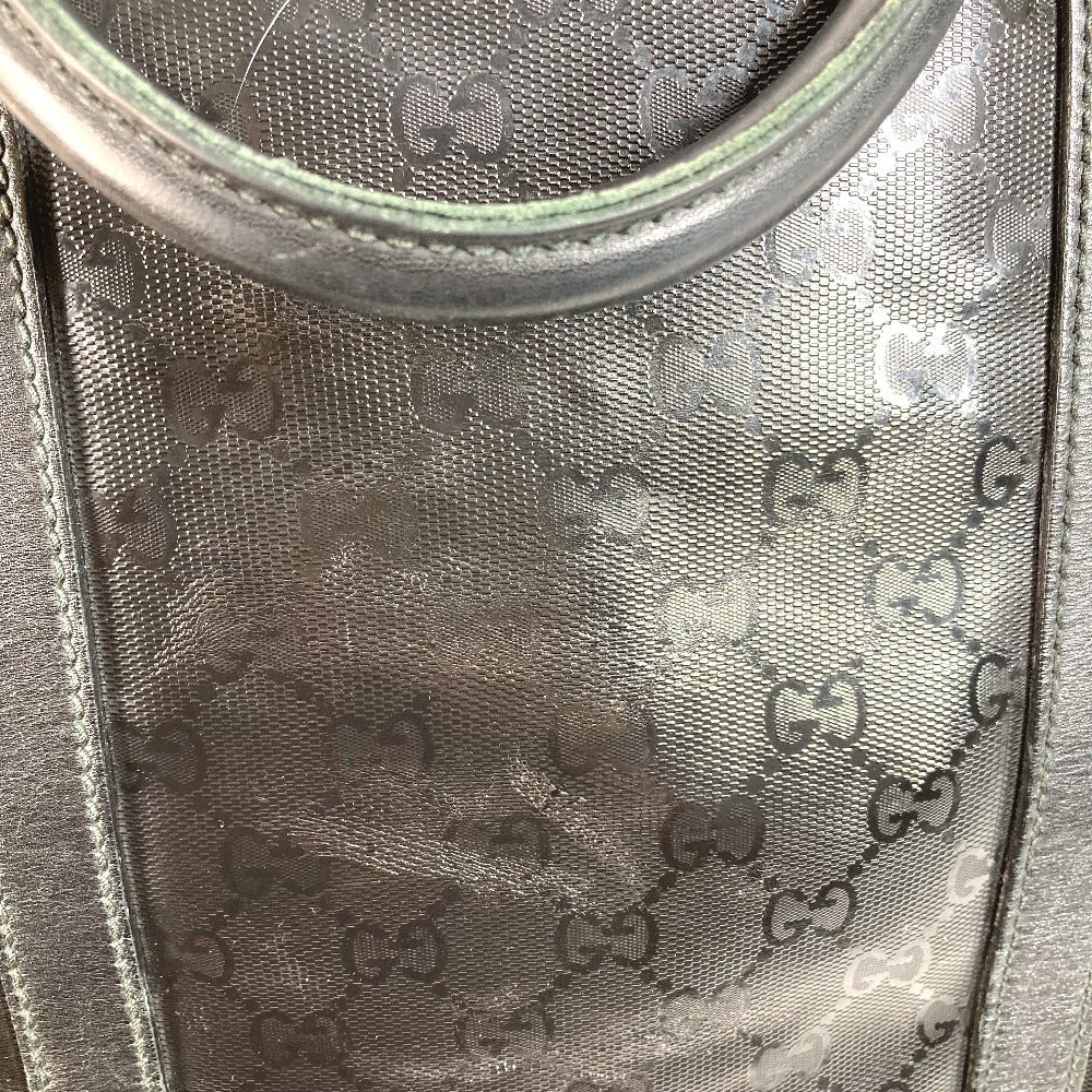GUCCI 201482 旅行バッグ トラベルバッグ GG インプリメ カバン 肩掛け トートバッグ ボストンバッグ ショルダーバッグ レザー レディース ブラック
