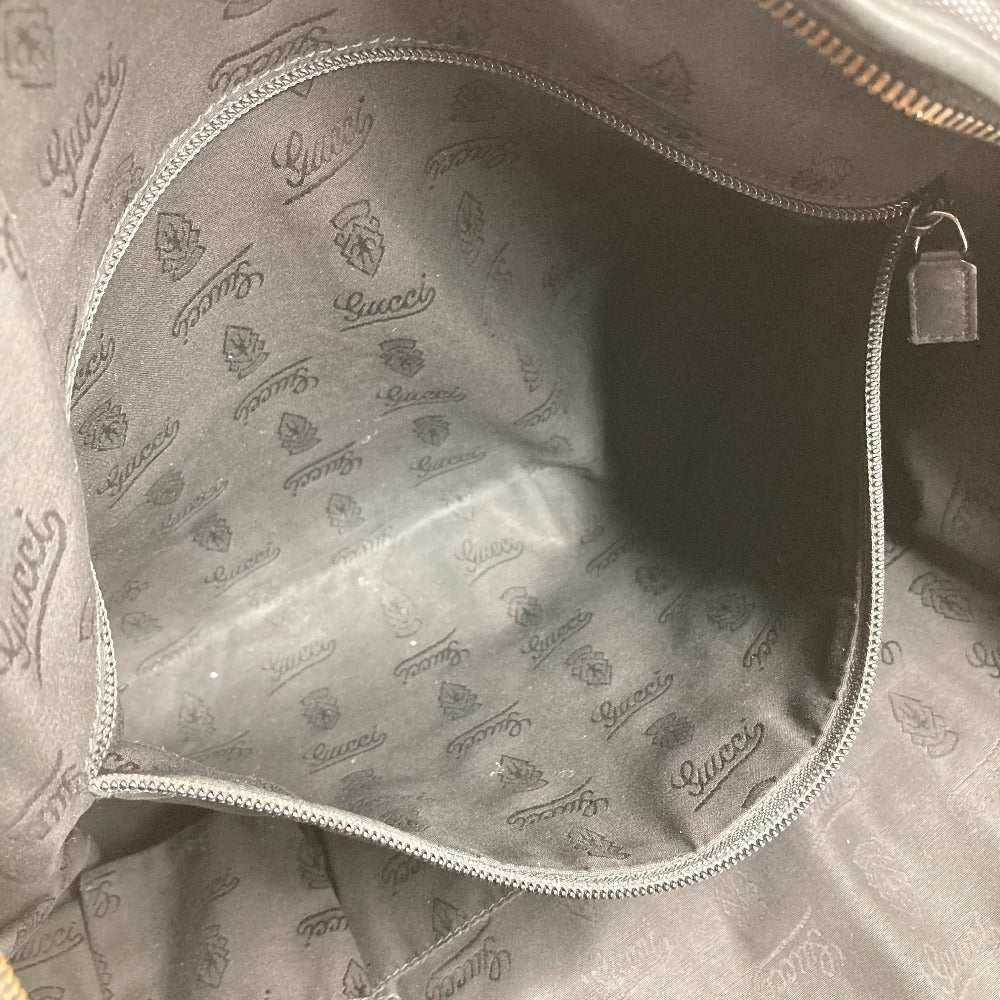 GUCCI 201482 旅行バッグ トラベルバッグ GG インプリメ カバン 肩掛け トートバッグ ボストンバッグ ショルダーバッグ レザー レディース ブラック