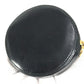 CARTIER Panther Logo Compact Wallet with Round Zipper, Unisex Leather, Black