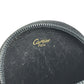 CARTIER Panther Logo Compact Wallet with Round Zipper, Unisex Leather, Black