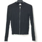 HERMES 2025 Spring/Summer Collection Mors à Jouet Apparel Outerwear Long Sleeve Cardigan with Bit Logo, Silk, Women's, Black
