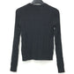HERMES 2025 Spring/Summer Collection Mors à Jouet Apparel Outerwear Long Sleeve Cardigan with Bit Logo, Silk, Women's, Black