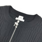 HERMES 2025 Spring/Summer Collection Mors à Jouet Apparel Outerwear Long Sleeve Cardigan with Bit Logo, Silk, Women's, Black