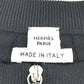 HERMES 2025 Spring/Summer Collection Mors à Jouet Apparel Outerwear Long Sleeve Cardigan with Bit Logo, Silk, Women's, Black