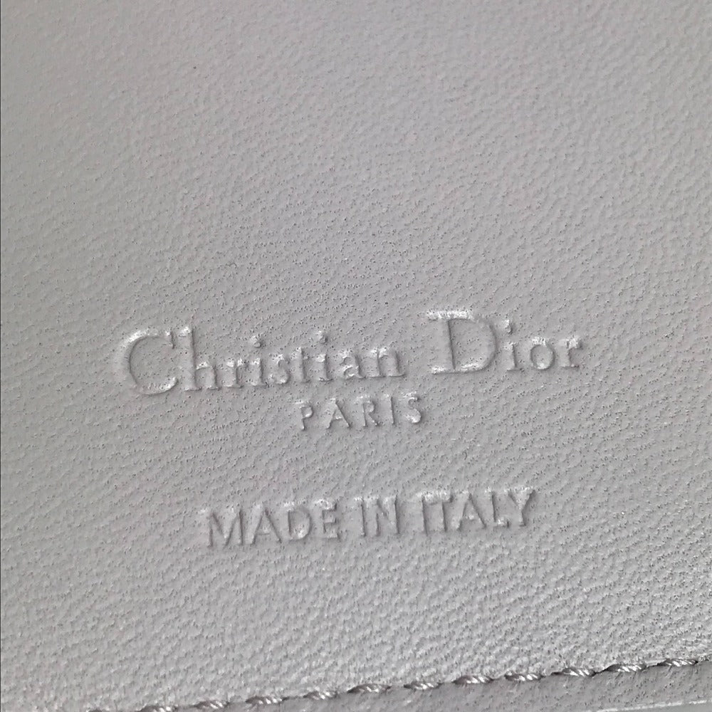 Christian Dior S6022ONMJ_M413 カナージュ レディディオール 日本限定 My Dior Dittany ウォレット コンパクトウォレット 2つ折り財布 ラムスキン レディース ピンク