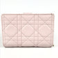 Christian Dior S6022ONMJ_M413 カナージュ レディディオール 日本限定 My Dior Dittany ウォレット コンパクトウォレット 2つ折り財布 ラムスキン レディース ピンク