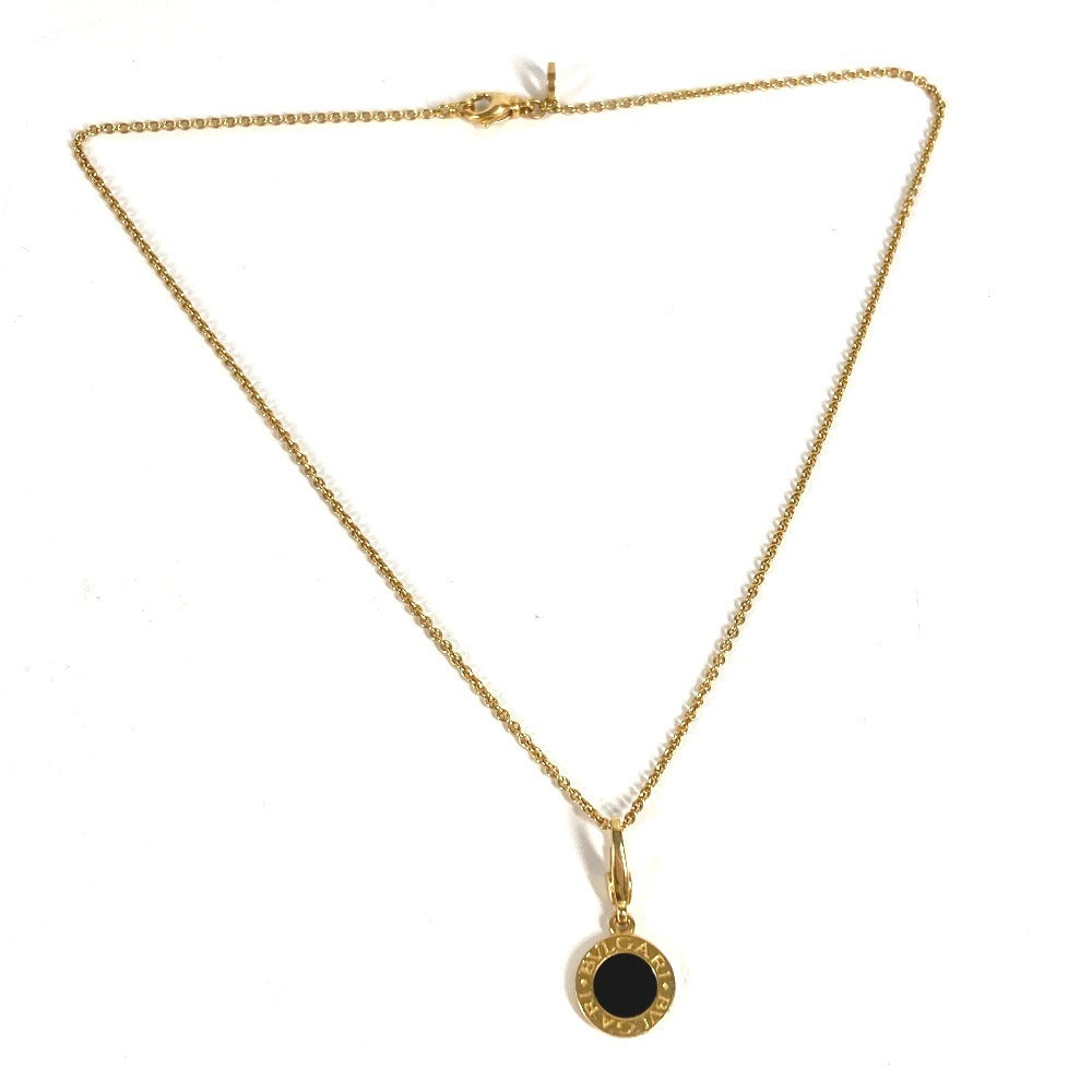 BVLGARI K18 金 ブルガリブルガリ ロゴ ジュエリー アクセサリー チェーンネックレス ネックレス YG750 ユニセックス ゴールド