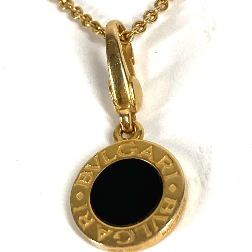 BVLGARI K18 金 ブルガリブルガリ ロゴ ジュエリー アクセサリー チェーンネックレス ネックレス YG750 ユニセックス ゴールド