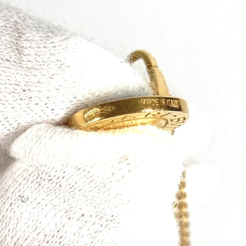 BVLGARI K18 金 ブルガリブルガリ ロゴ ジュエリー アクセサリー チェーンネックレス ネックレス YG750 ユニセックス ゴールド
