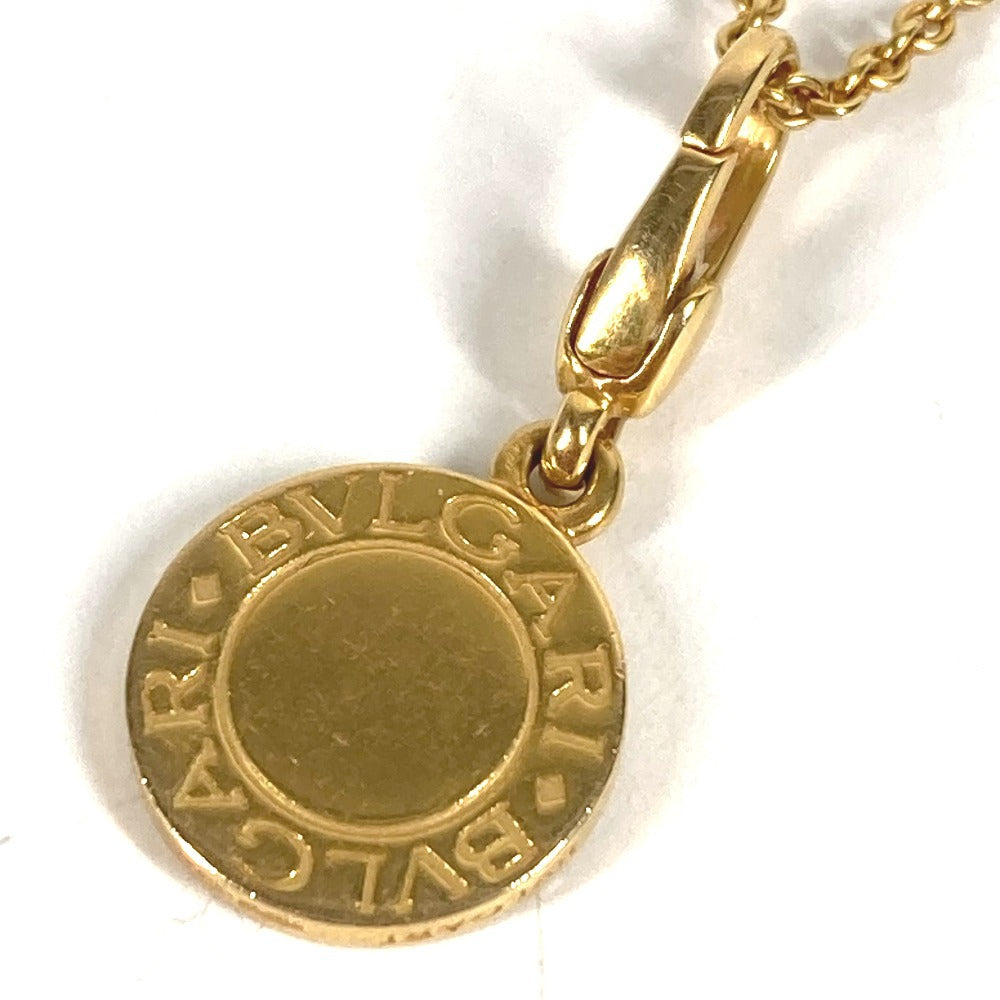 BVLGARI K18 金 ブルガリブルガリ ロゴ ジュエリー アクセサリー チェーンネックレス ネックレス YG750 ユニセックス ゴールド