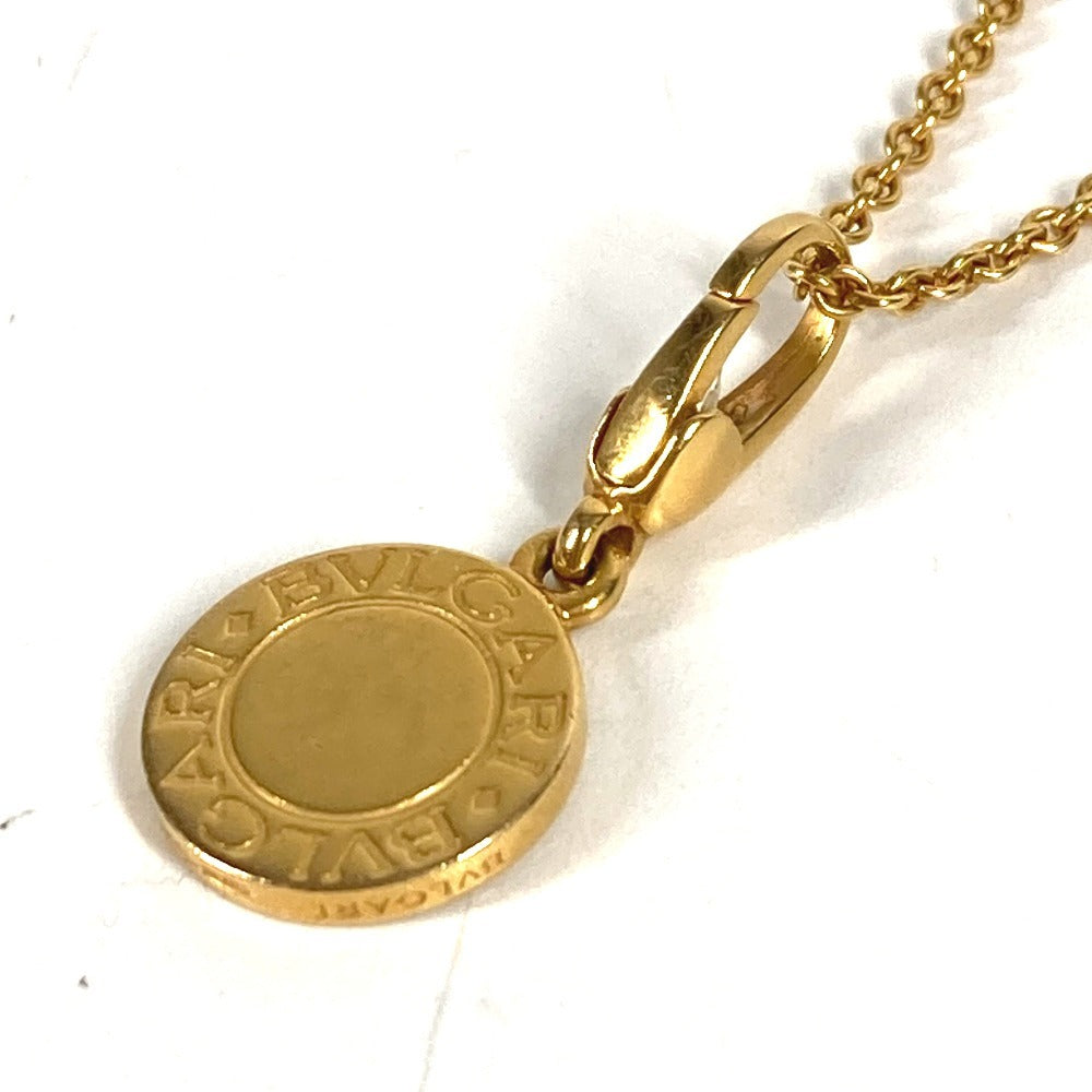 BVLGARI K18 金 ブルガリブルガリ ロゴ ジュエリー アクセサリー チェーンネックレス ネックレス YG750 ユニセックス ゴールド