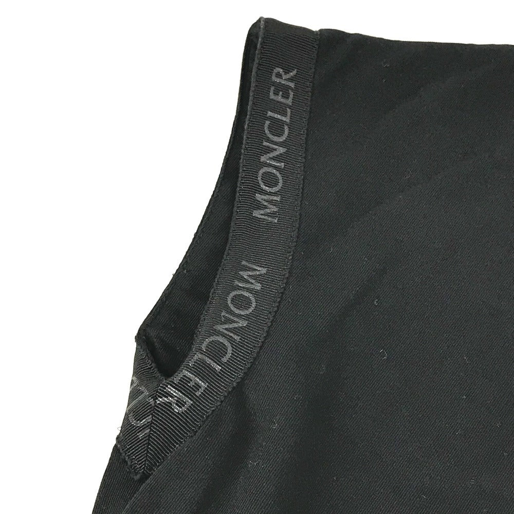 MONCLER Short Sleeve Logo T-Shirt Dress, Cotton, Women's, Black
