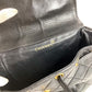 CHANEL CC Coco Mark Logo Vintage Matelasse Quilted Chain Backpack Leather Rucksack Women's Black