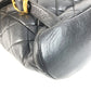 CHANEL CC Coco Mark Logo Vintage Matelasse Quilted Chain Backpack Leather Rucksack Women's Black