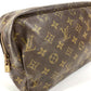 LOUIS VUITTON M47522 Monogram True Toilet 28 Makeup Pouch, Clutch Bag, Second Bag, Cosmetic Pouch, Monogram Canvas, Unisex, Brown