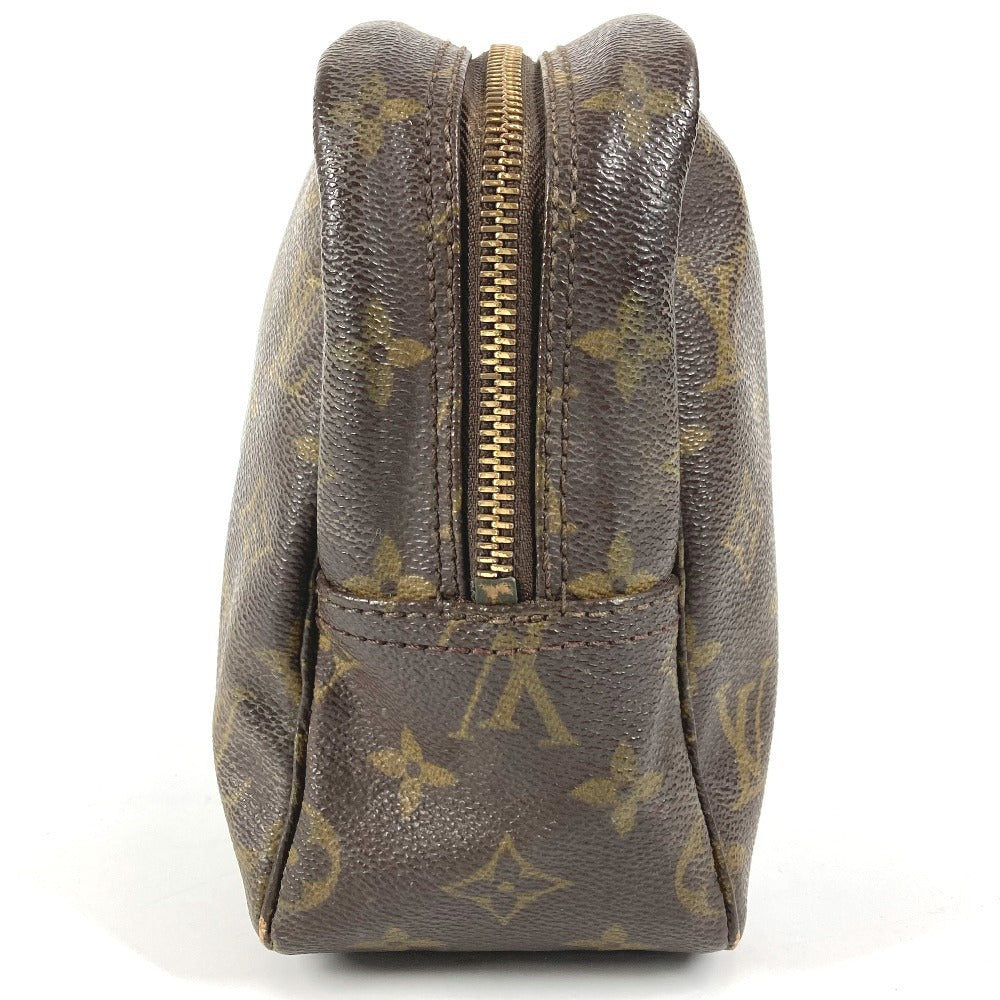 LOUIS VUITTON M47522 Monogram True Toilet 28 Makeup Pouch, Clutch Bag, Second Bag, Cosmetic Pouch, Monogram Canvas, Unisex, Brown