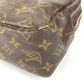 LOUIS VUITTON M47522 Monogram True Toilet 28 Makeup Pouch, Clutch Bag, Second Bag, Cosmetic Pouch, Monogram Canvas, Unisex, Brown