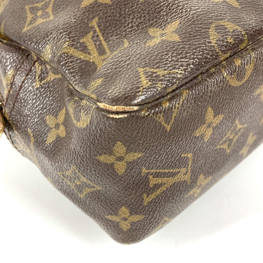 LOUIS VUITTON M47522 Monogram True Toilet 28 Makeup Pouch, Clutch Bag, Second Bag, Cosmetic Pouch, Monogram Canvas, Unisex, Brown