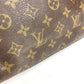 LOUIS VUITTON M47522 Monogram True Toilet 28 Makeup Pouch, Clutch Bag, Second Bag, Cosmetic Pouch, Monogram Canvas, Unisex, Brown