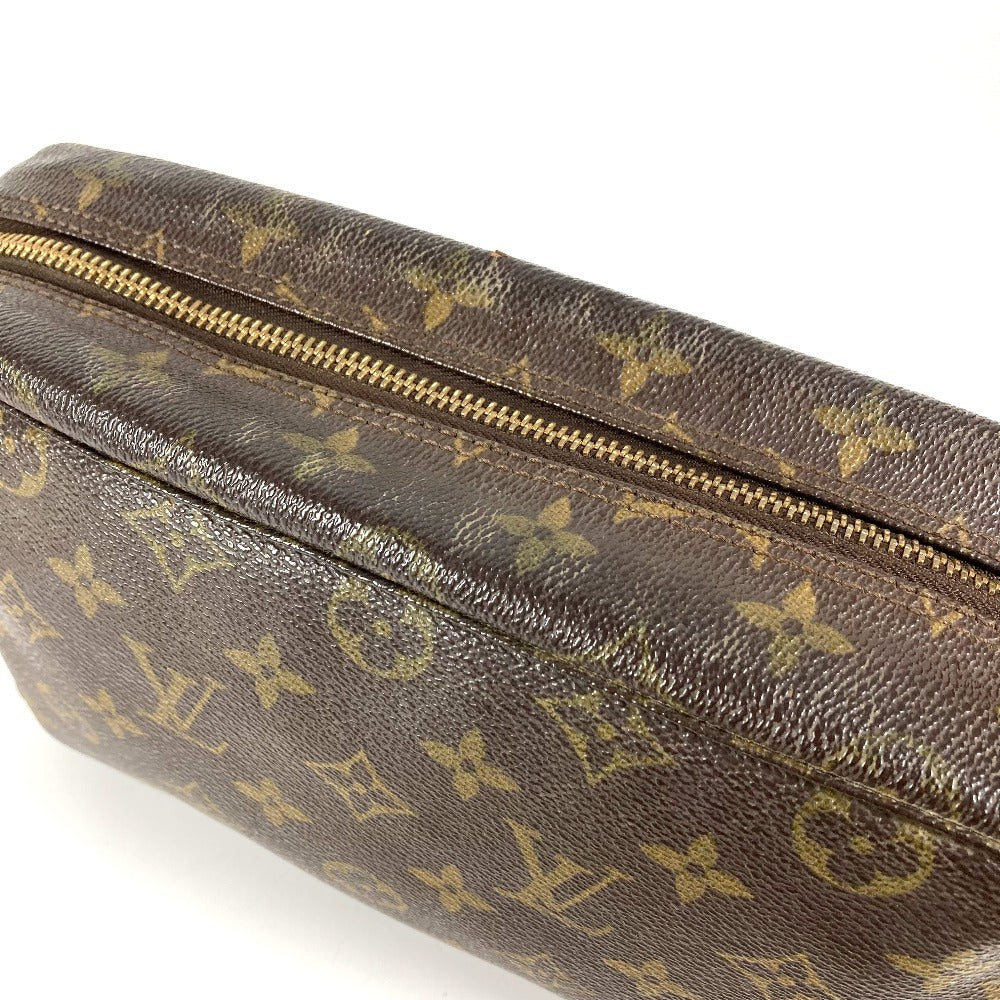 LOUIS VUITTON M47522 Monogram True Toilet 28 Makeup Pouch, Clutch Bag, Second Bag, Cosmetic Pouch, Monogram Canvas, Unisex, Brown