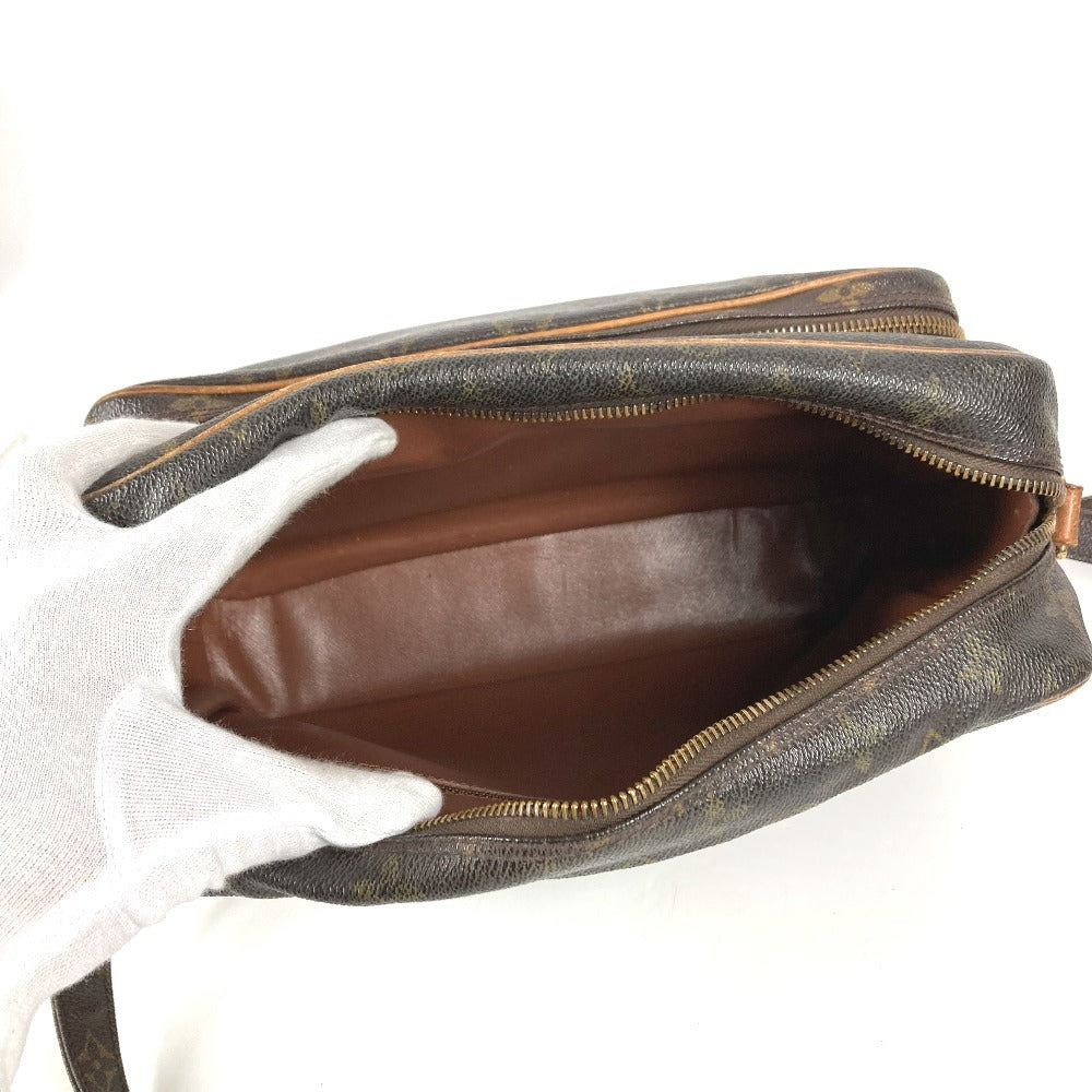 LOUIS VUITTON M45244 Monogram Nile กระเป๋าสะพายข้าง กระเป๋าสะพายไหล่ Monogram Canvas สำหรับผู้หญิง สีน้ำตาล
