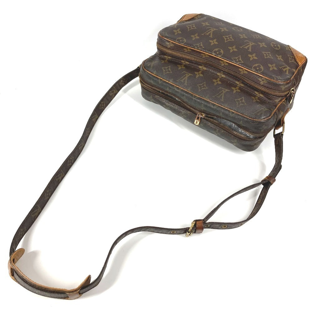 LOUIS VUITTON M45244 Monogram Nile กระเป๋าสะพายข้าง กระเป๋าสะพายไหล่ Monogram Canvas สำหรับผู้หญิง สีน้ำตาล