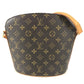 LOUIS VUITTON M51290 Monogram Drouot Shoulder Bag, Crossbody Pochette, Monogram Canvas, Unisex, Brown