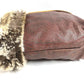 ETRO Paisley Logo Fur Tote Bag with Pouch, PVC/Leather Shoulder Bag, Brown, Women's