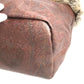 ETRO Paisley Logo Fur Tote Bag with Pouch, PVC/Leather Shoulder Bag, Brown, Women's