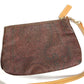 ETRO Paisley Logo Fur Tote Bag with Pouch, PVC/Leather Shoulder Bag, Brown, Women's
