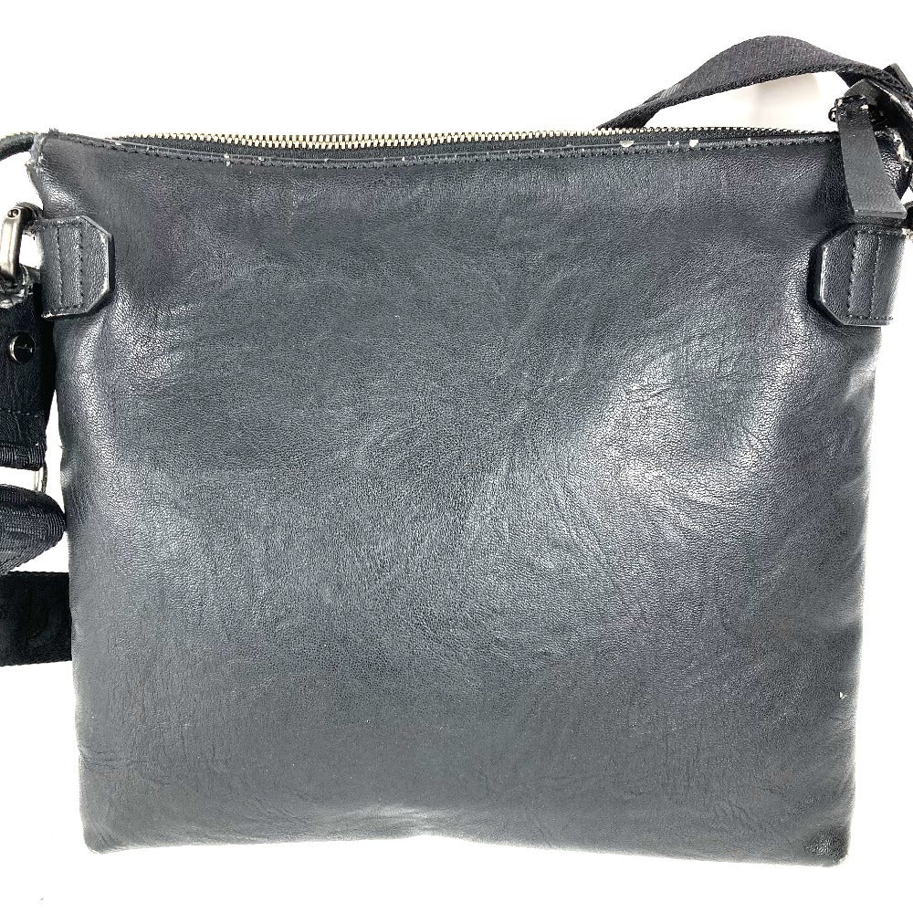 Salvatore Ferragamo ロゴ カバン 斜め掛け ショルダーバッグ レザー ユニセックス ブラック
